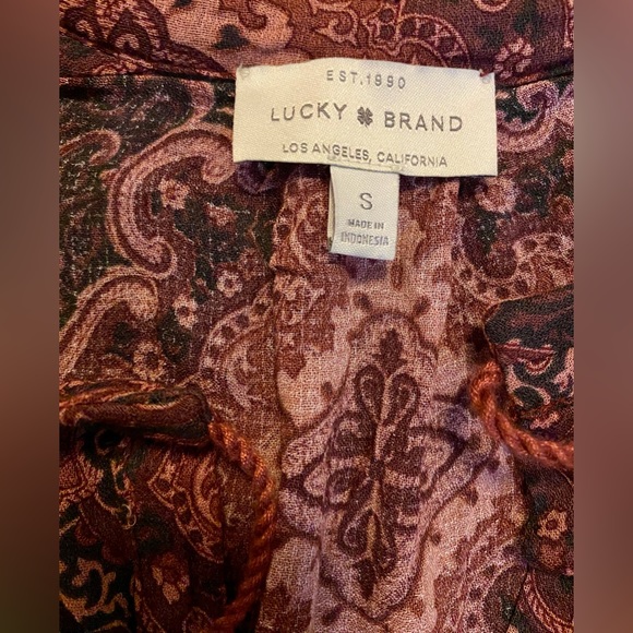NWOT LUCKY BRAND top - Picture 2 of 6